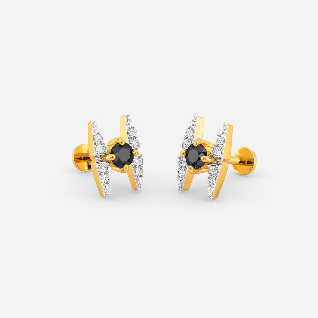 Into the Night Diamond Earrings