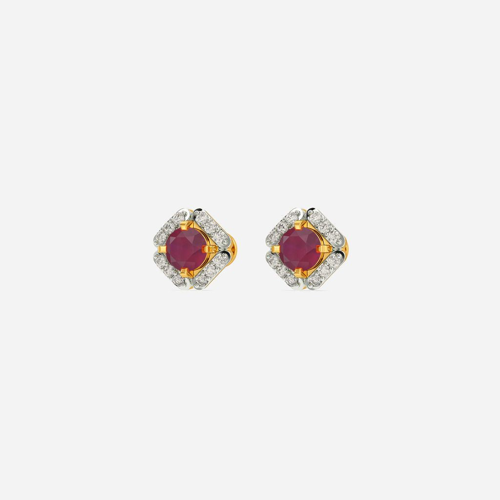 Ruby Ride Diamond Earrings
