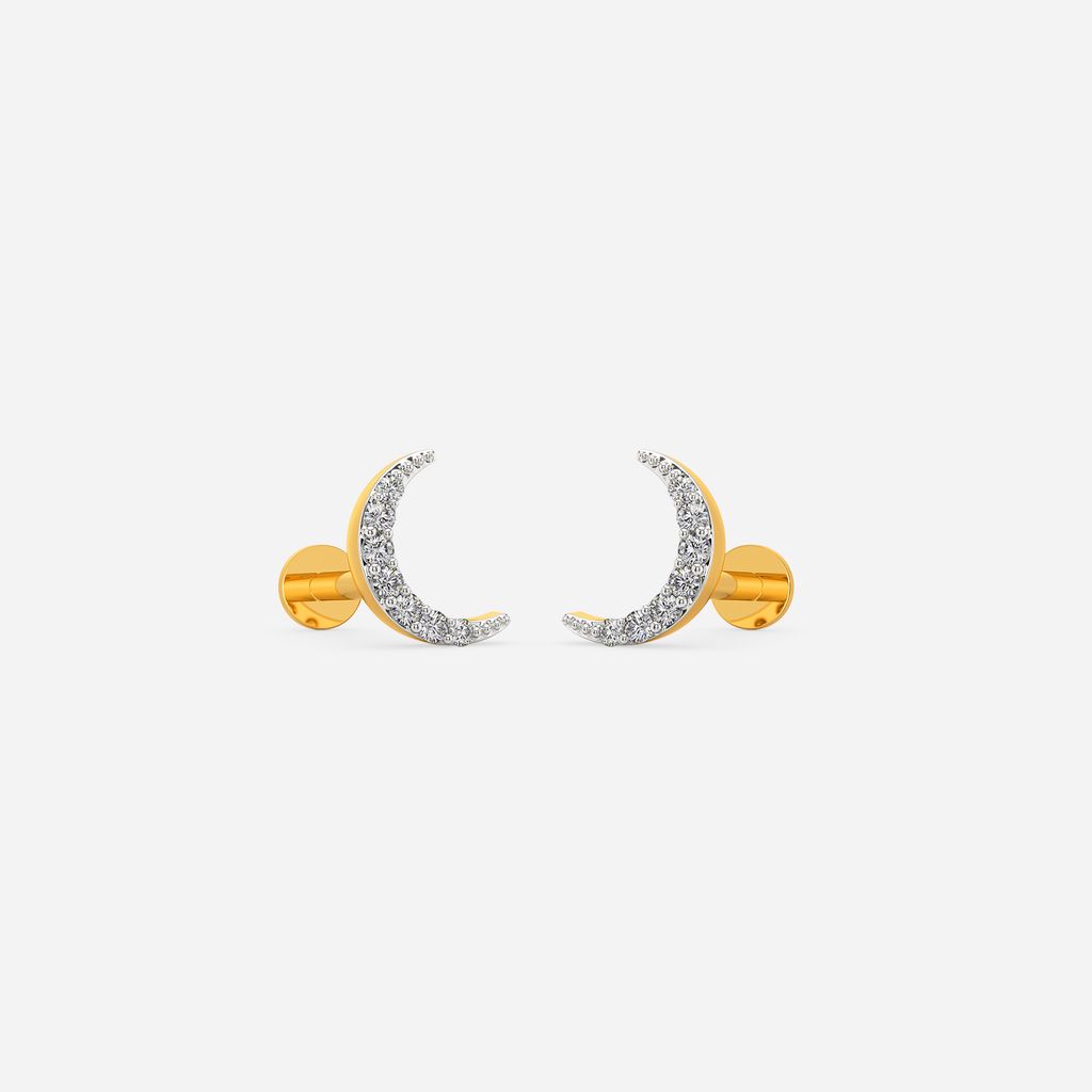 Talking to the Moon Diamond Earrings
