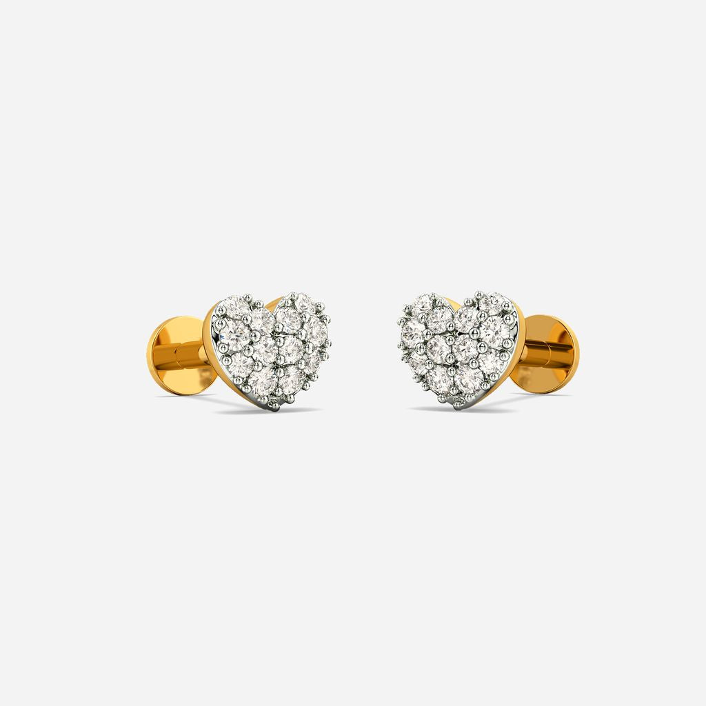 Heart For You Diamond Earrings