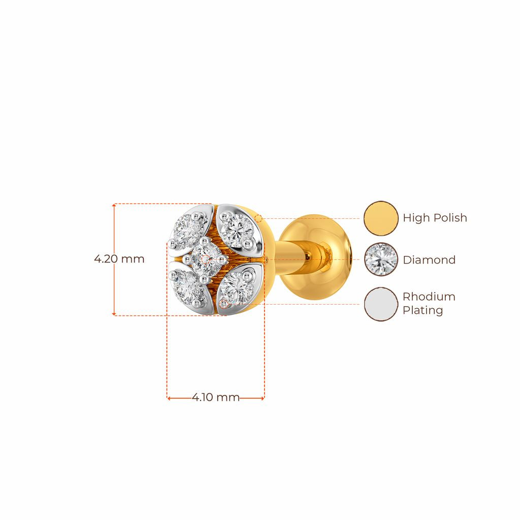 Wheel Vision Diamond Nose Pins