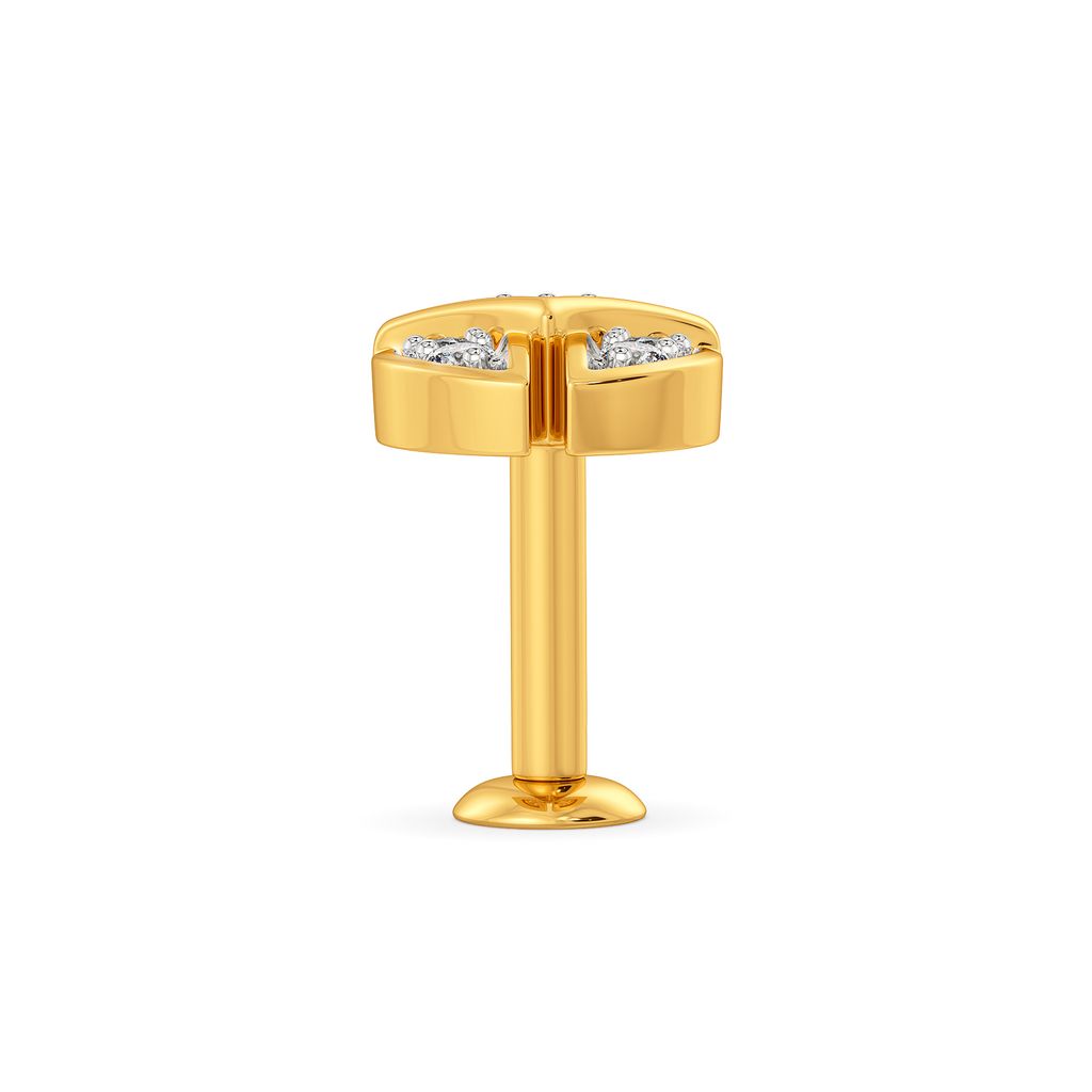 Bold Foretold Diamond Nose Pins