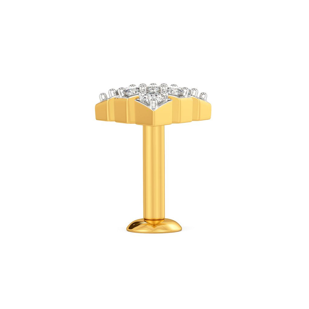 Pyramid Proxy Diamond Nose Pins