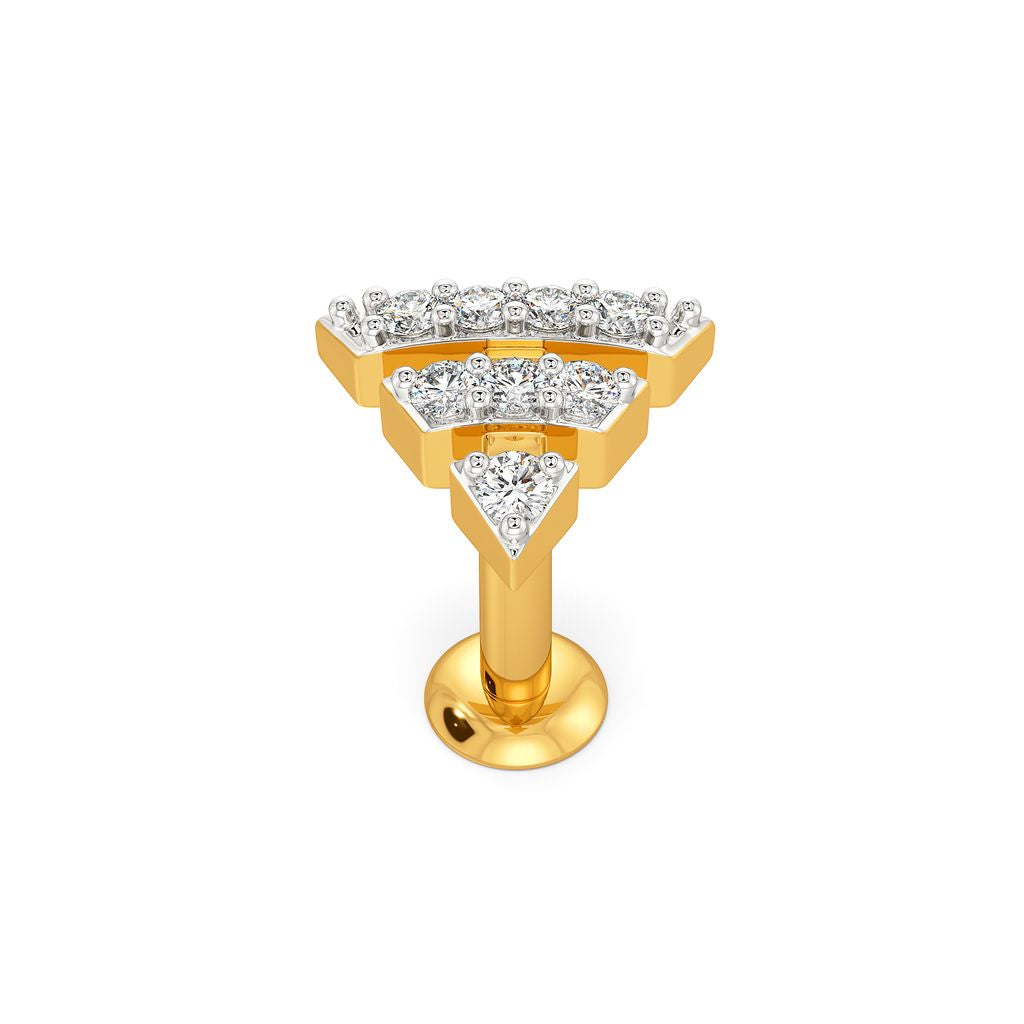 Pyramid Proxy Diamond Nose Pins
