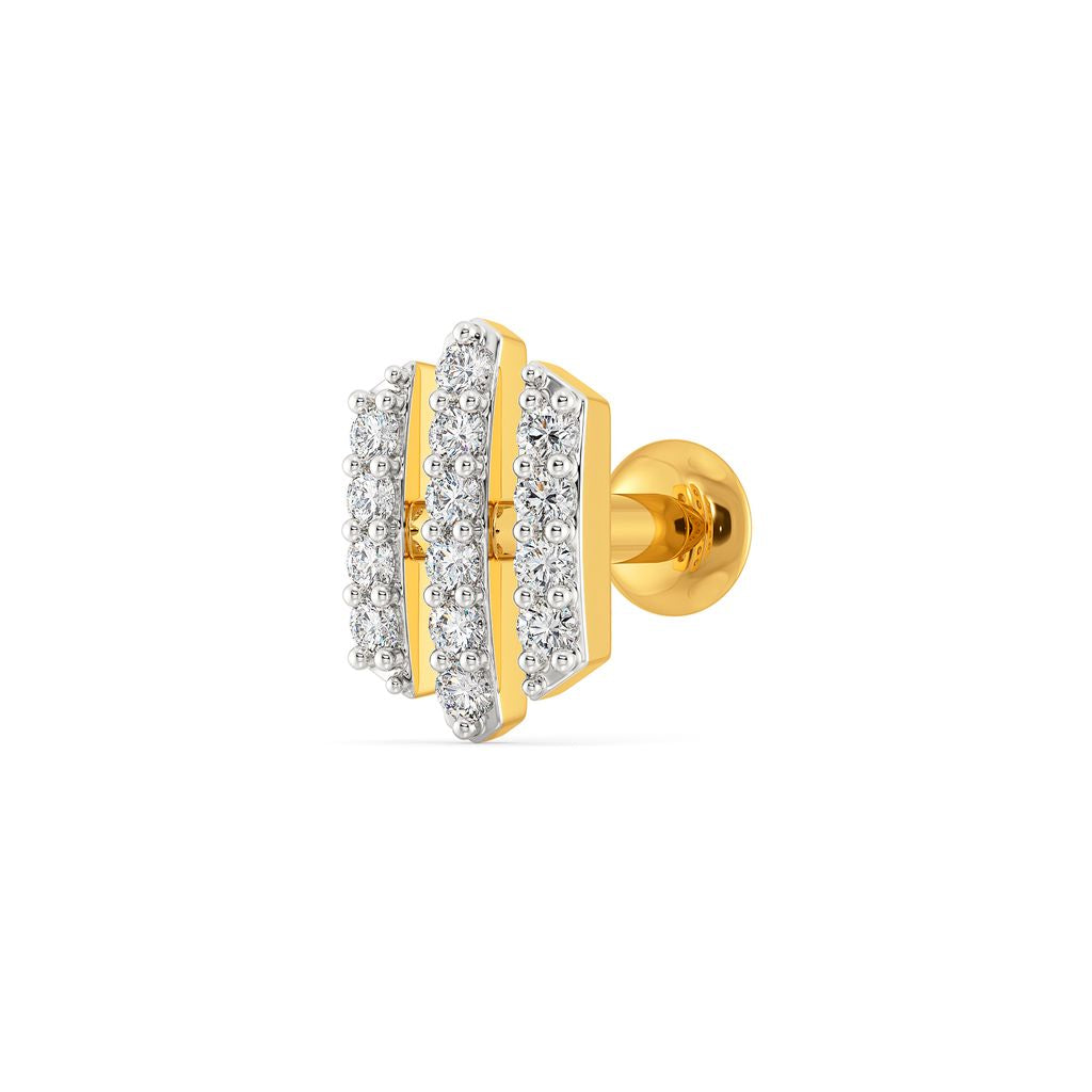 Glitz O Three Diamond Nose Pins