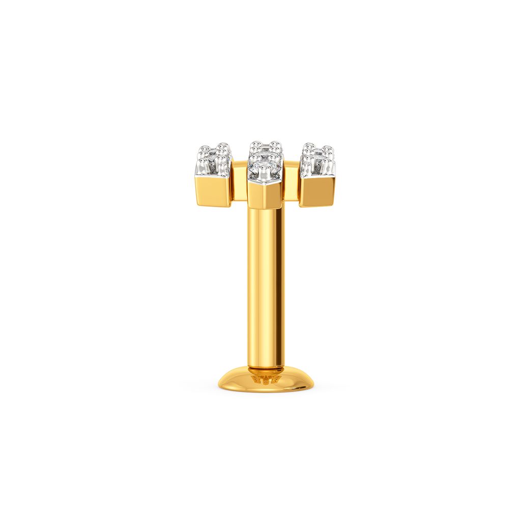 Glitz O Three Diamond Nose Pins
