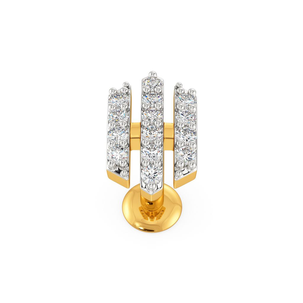 Glitz O Three Diamond Nose Pins