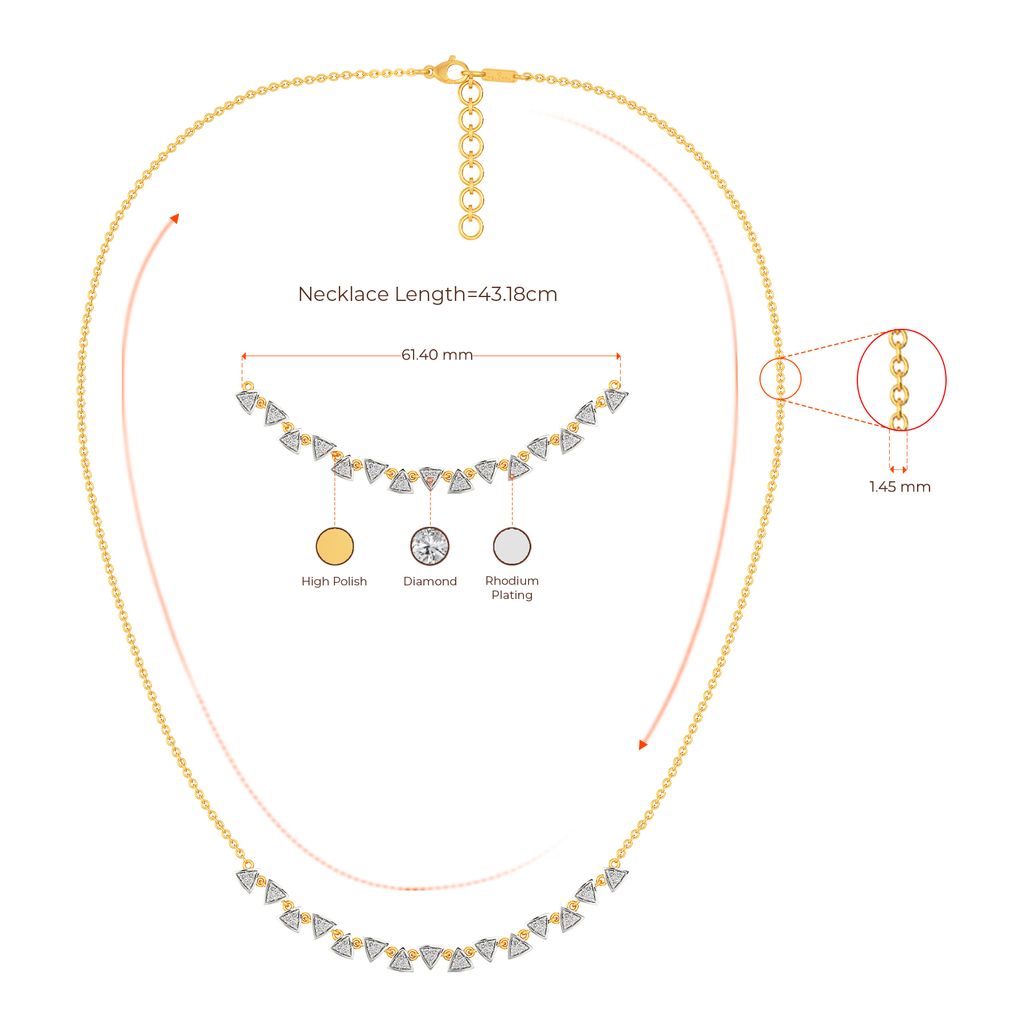Zest to Jigsaw Diamond Necklaces