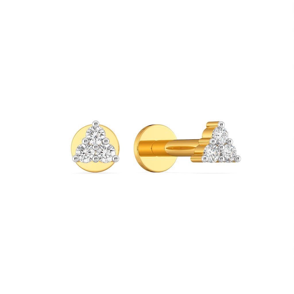 Me Three Diamond Earrings
