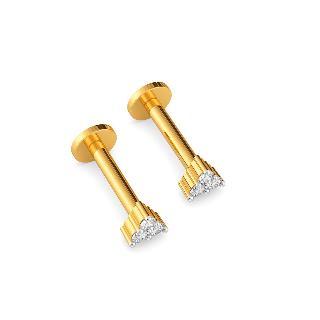 Me Three Diamond Earrings