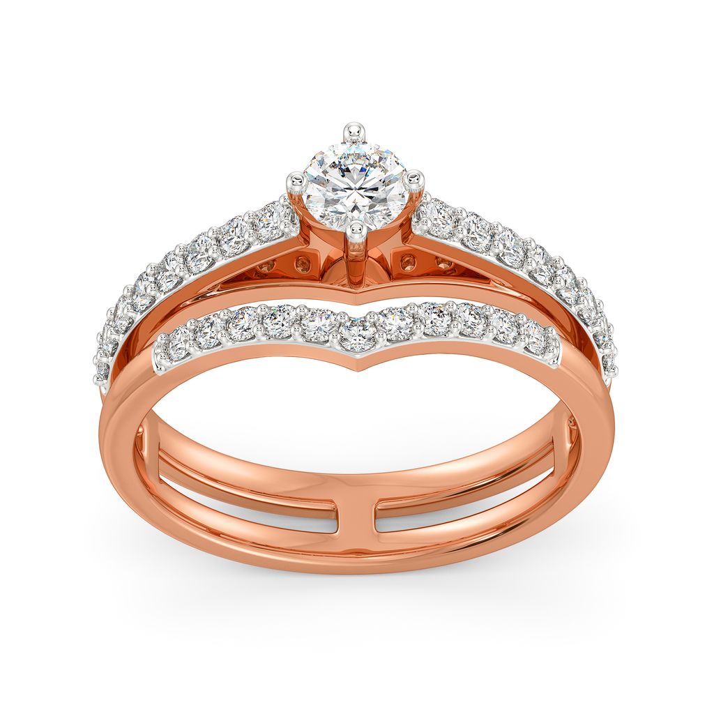 Double Dote Diamond Rings