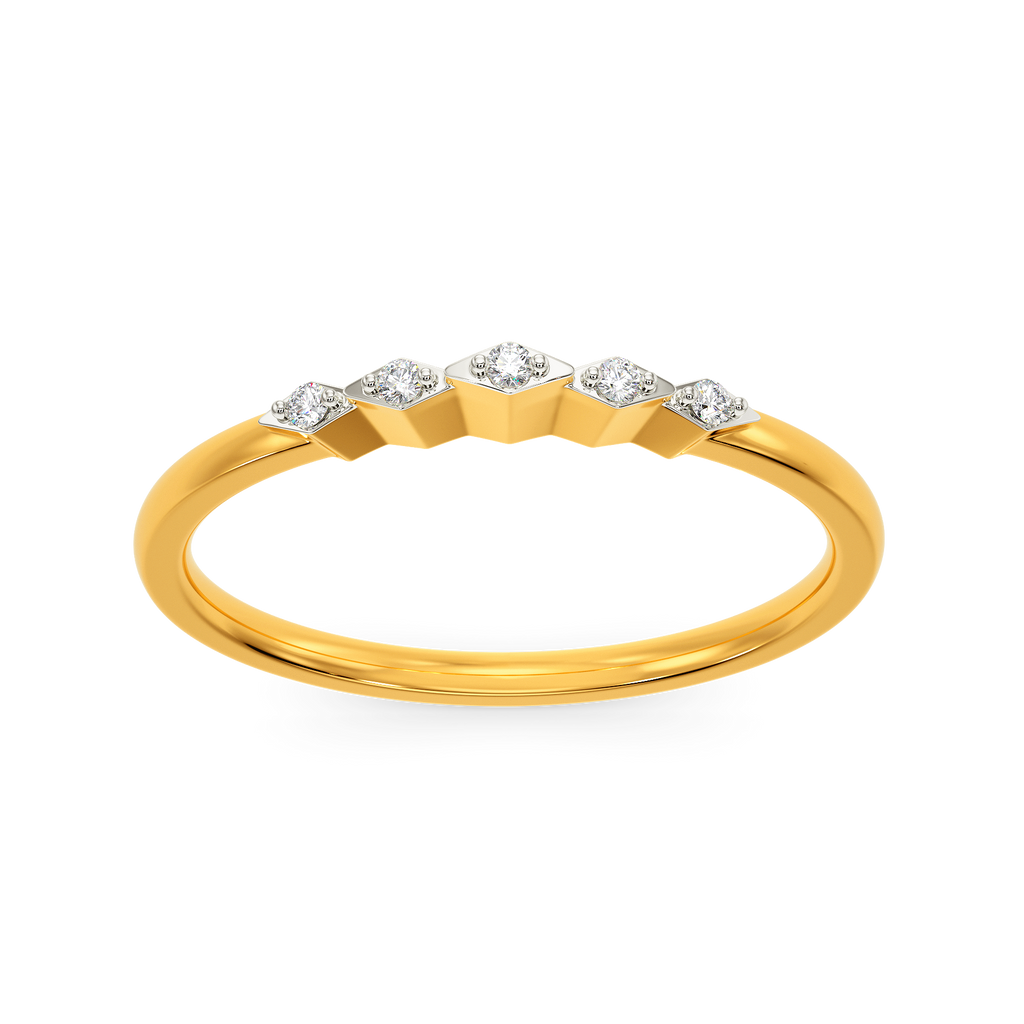 Rome with Rhombi Diamond Rings