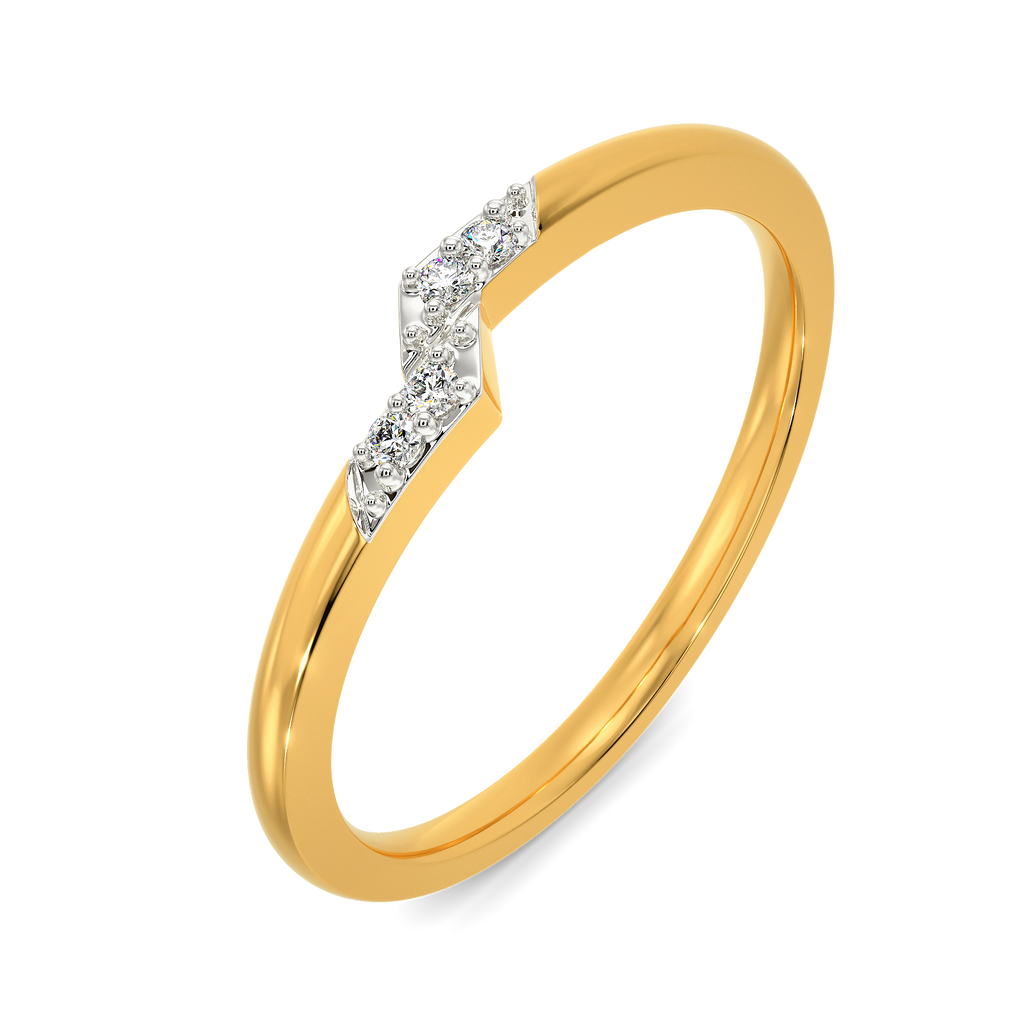 Crossy Nods Diamond Rings