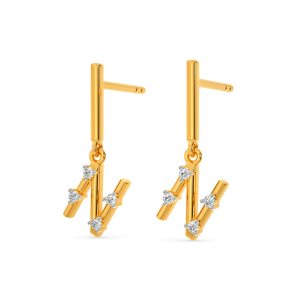 Never Back Down Diamond Earrings
