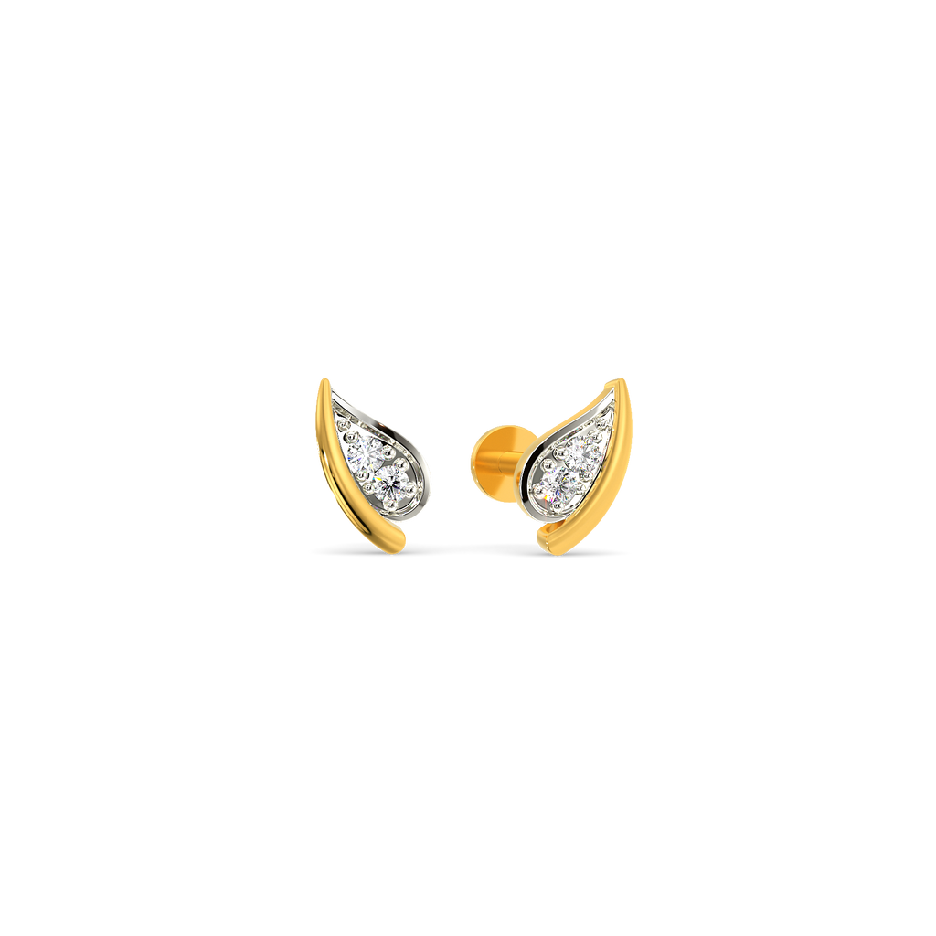 Leafy Love Diamond Earrings