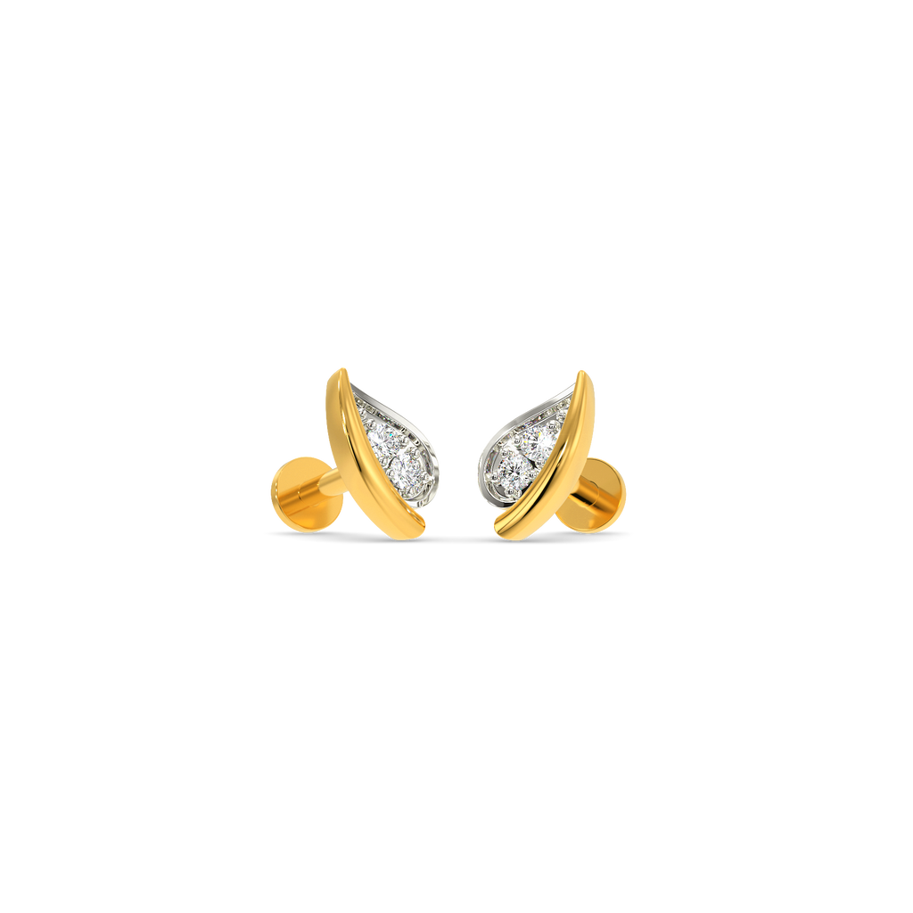 Leafy Love Diamond Earrings