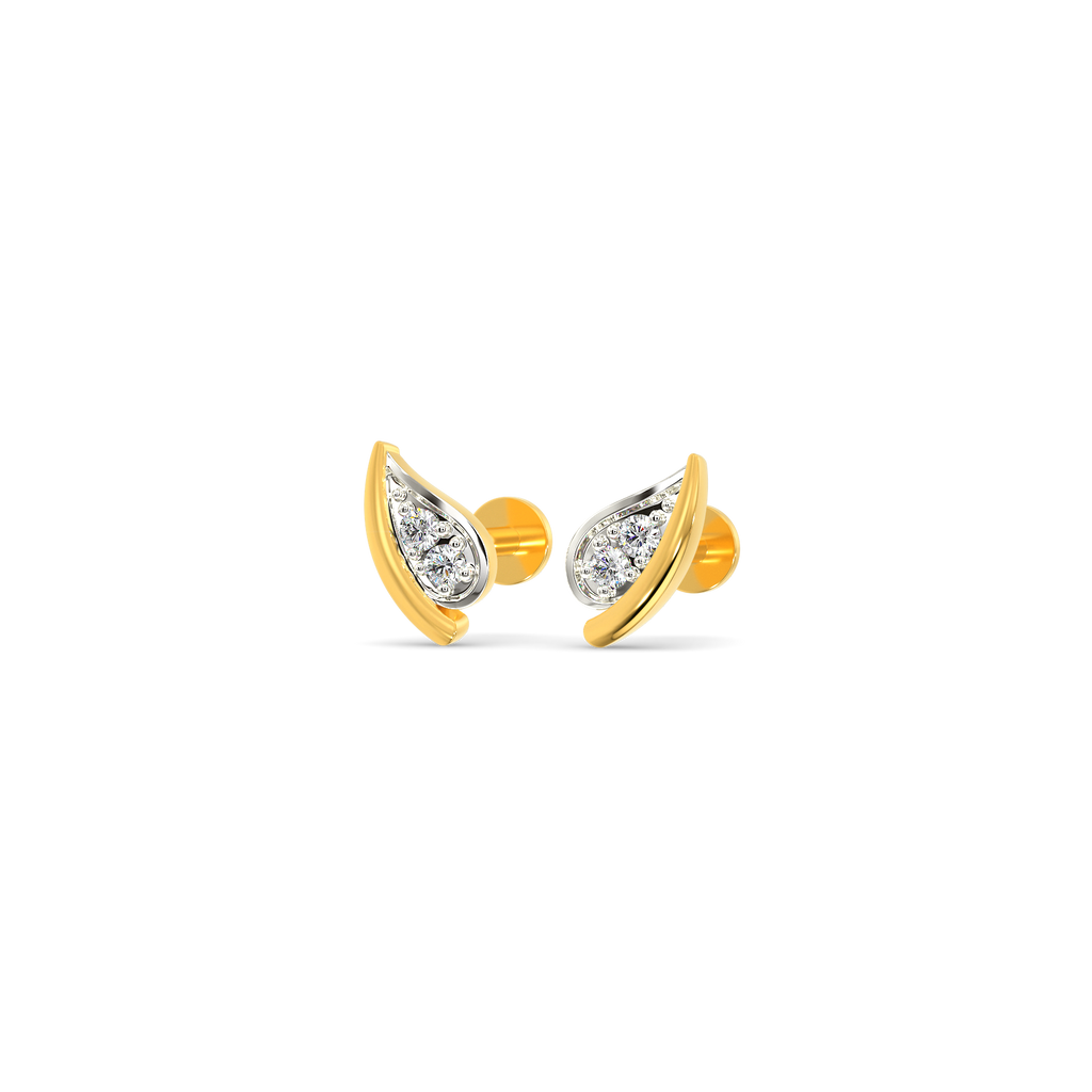 Leafy Love Diamond Earrings