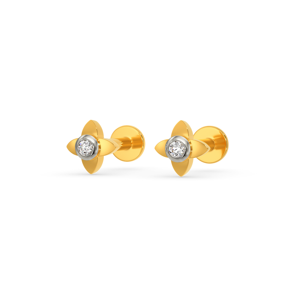 Florid Diamond Earrings