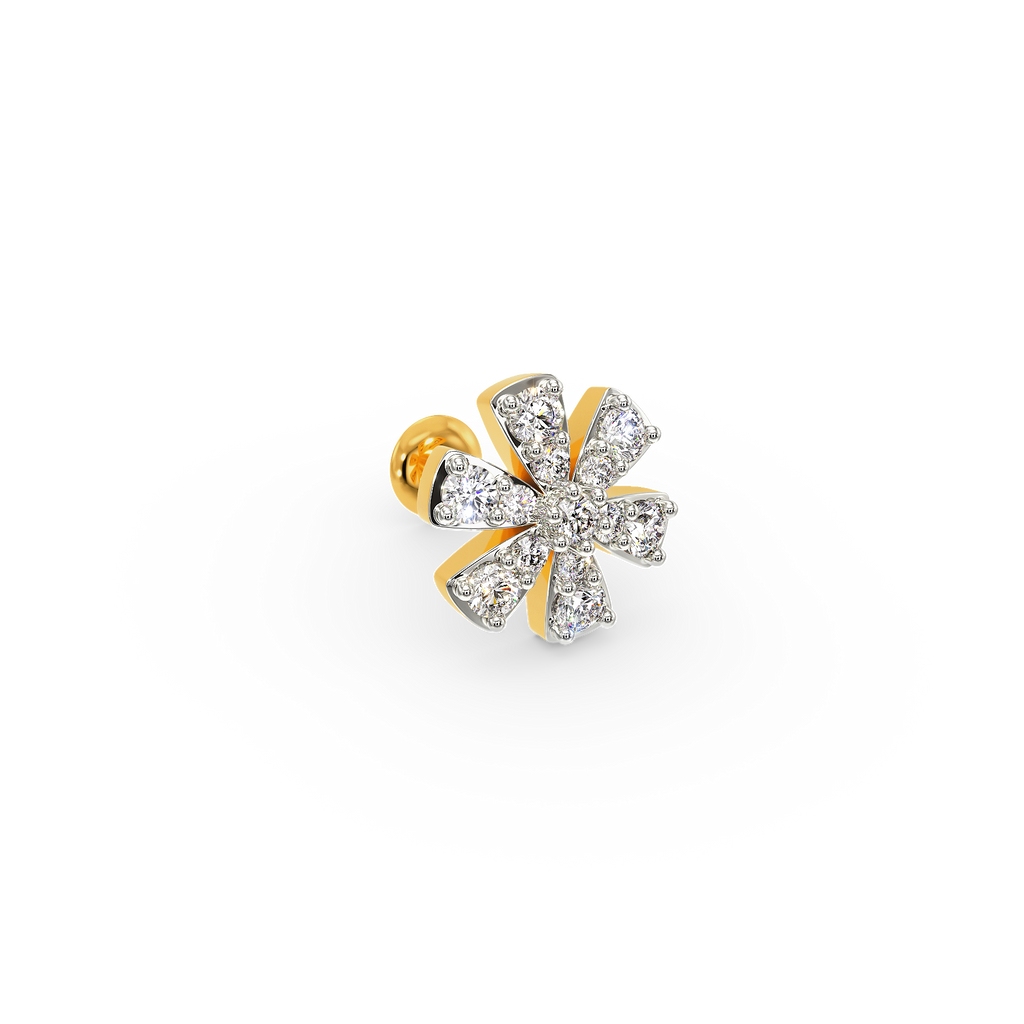 Satin Touch Diamond Nose Pins