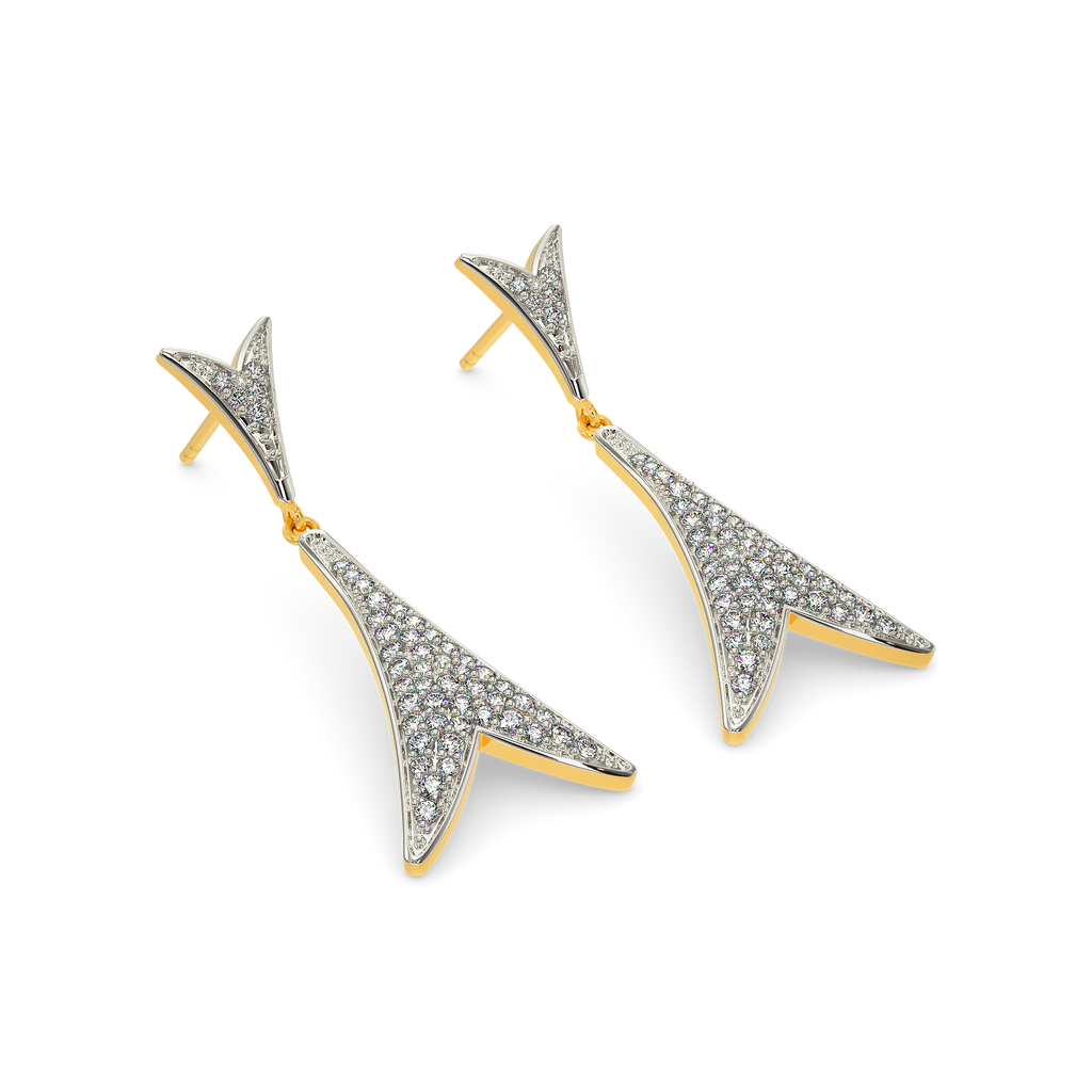 Sea Maiden Dream Diamond Earrings