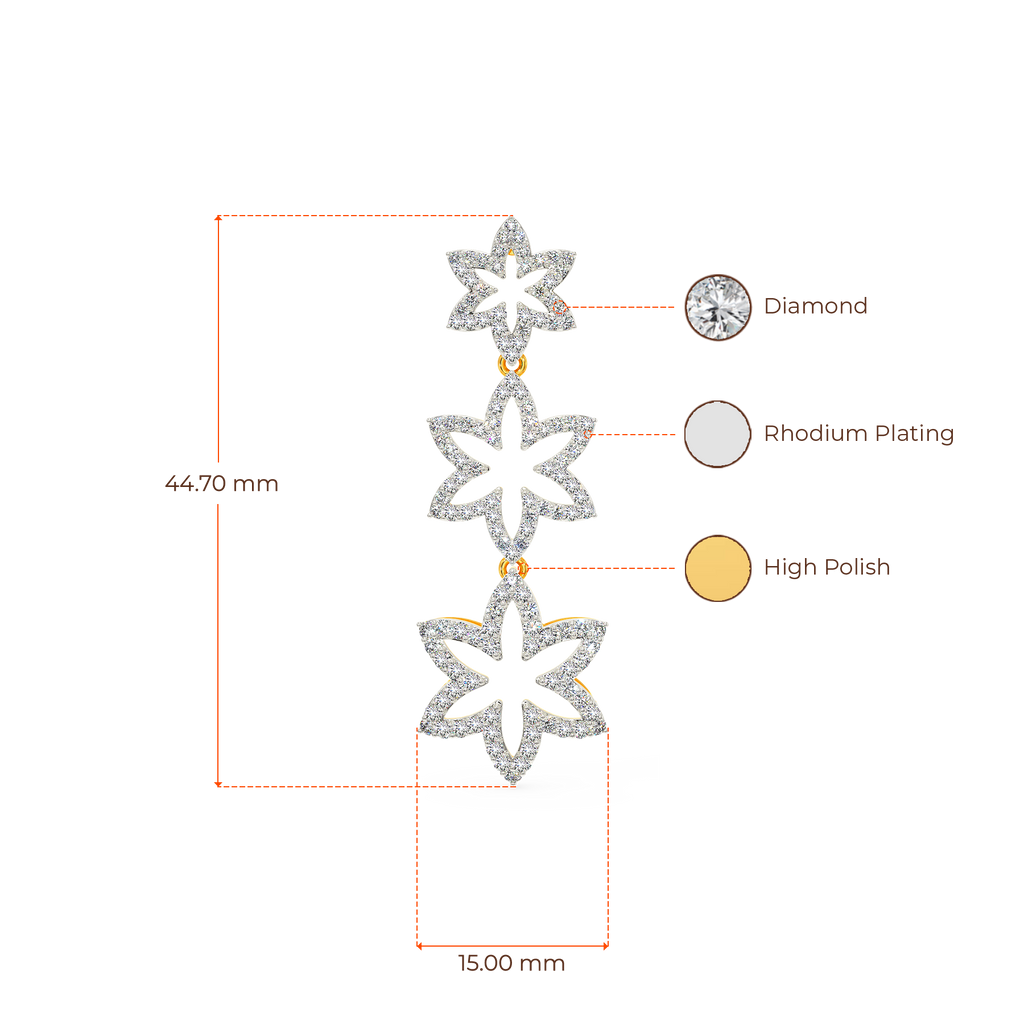 Magnolia Dreams Diamond Earrings