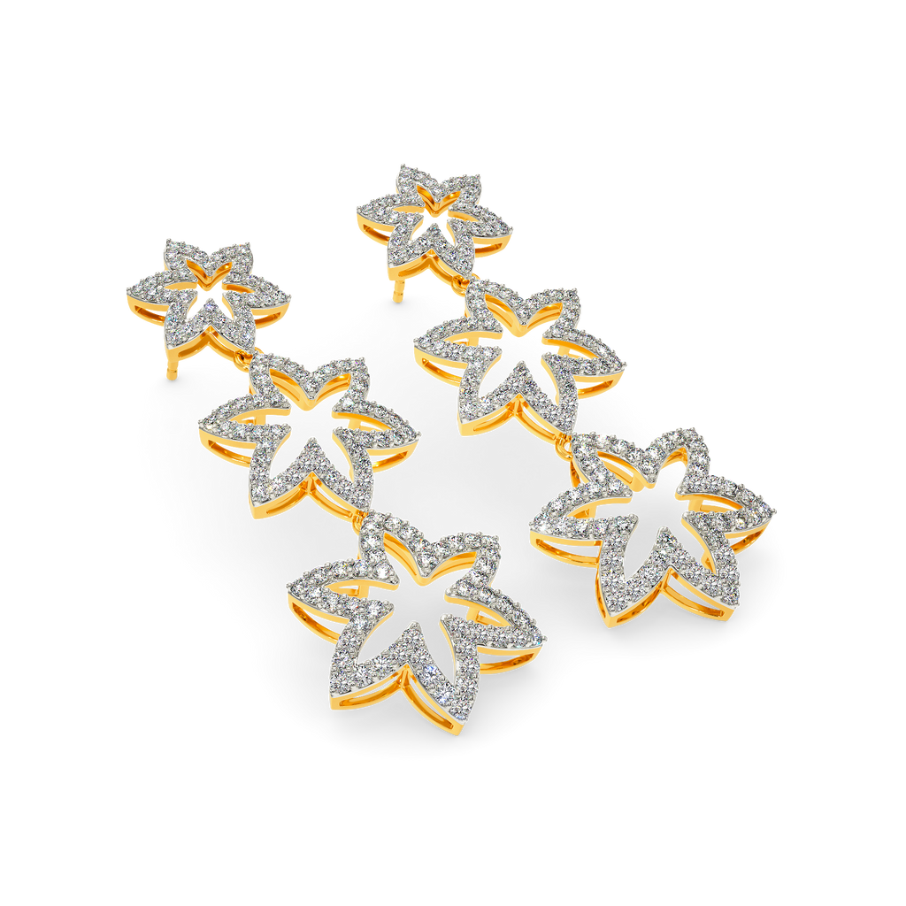 Magnolia Dreams Diamond Earrings