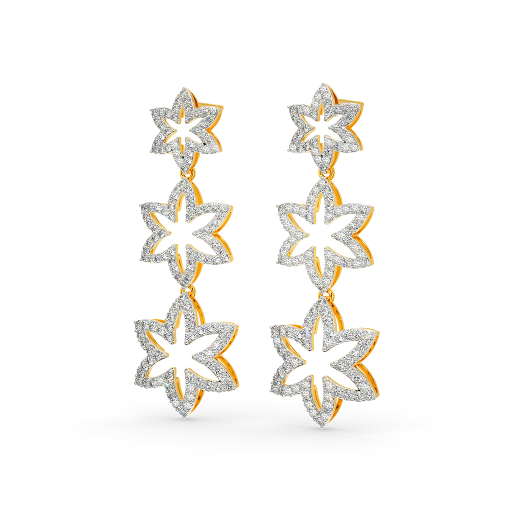 Magnolia Dreams Diamond Earrings
