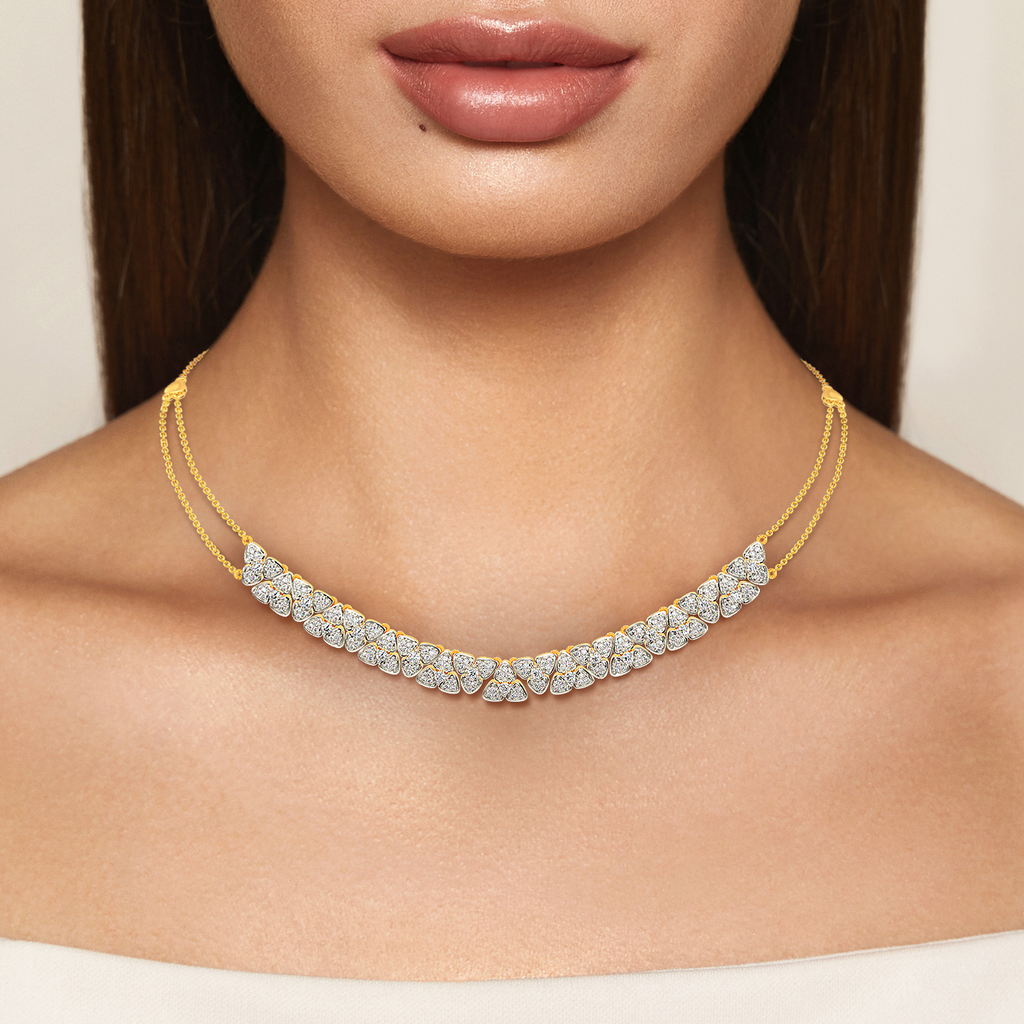 Sky Light Diamond Necklaces