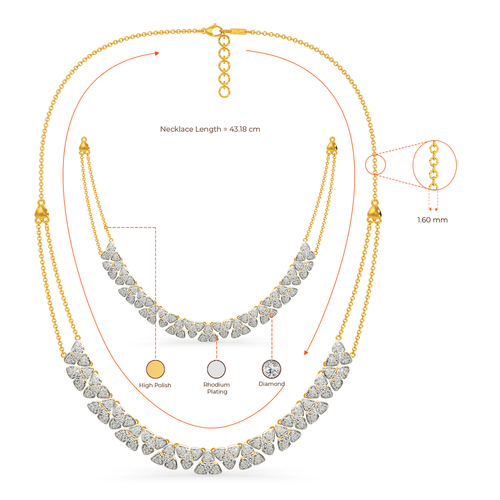 Sky Light Diamond Necklaces