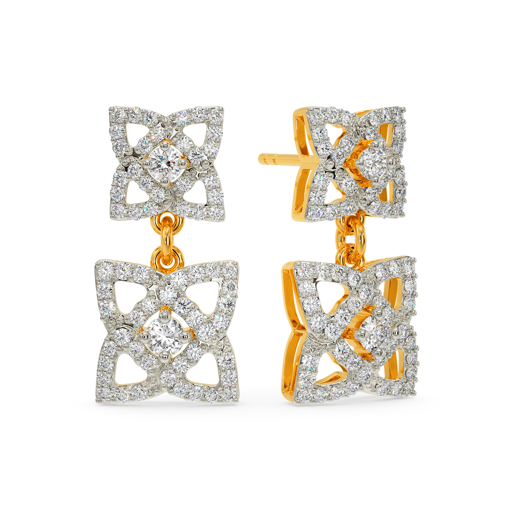 Earth Angel Diamond Earrings
