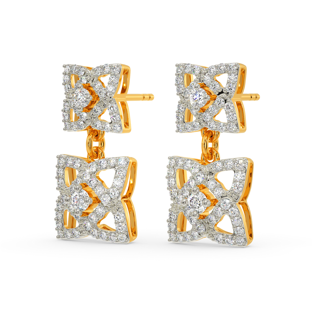Earth Angel Diamond Earrings