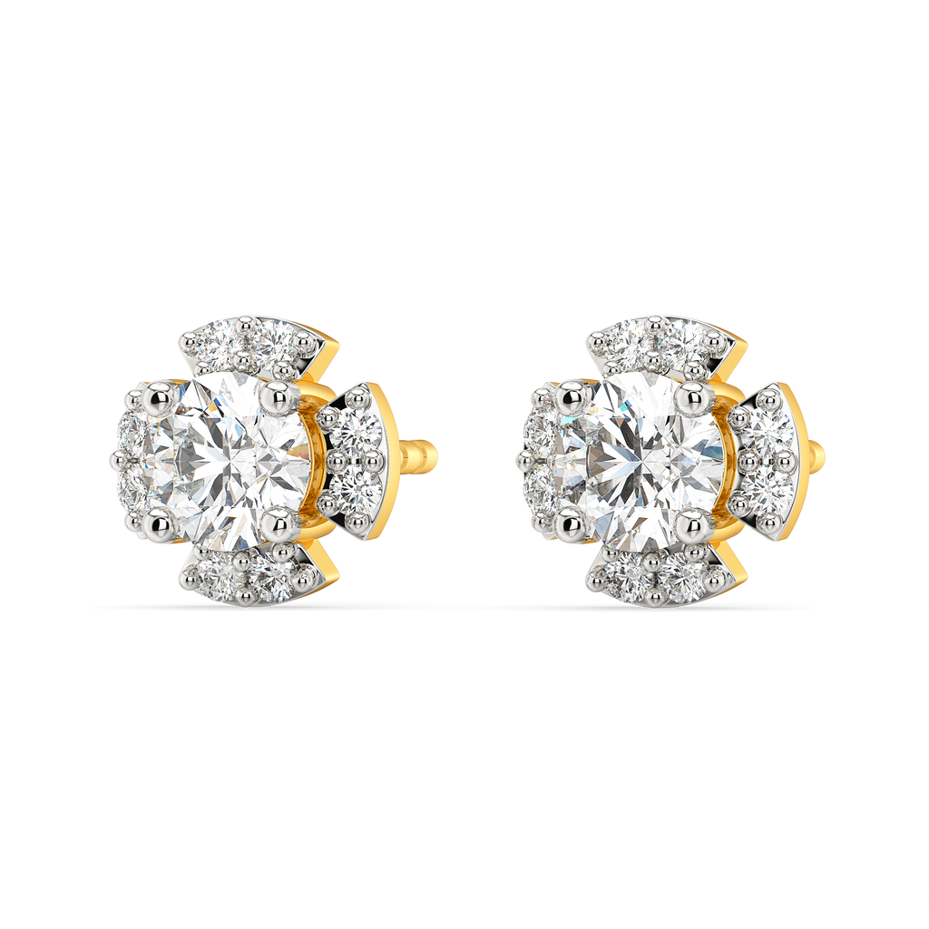 Turn It Up Diamond Earrings