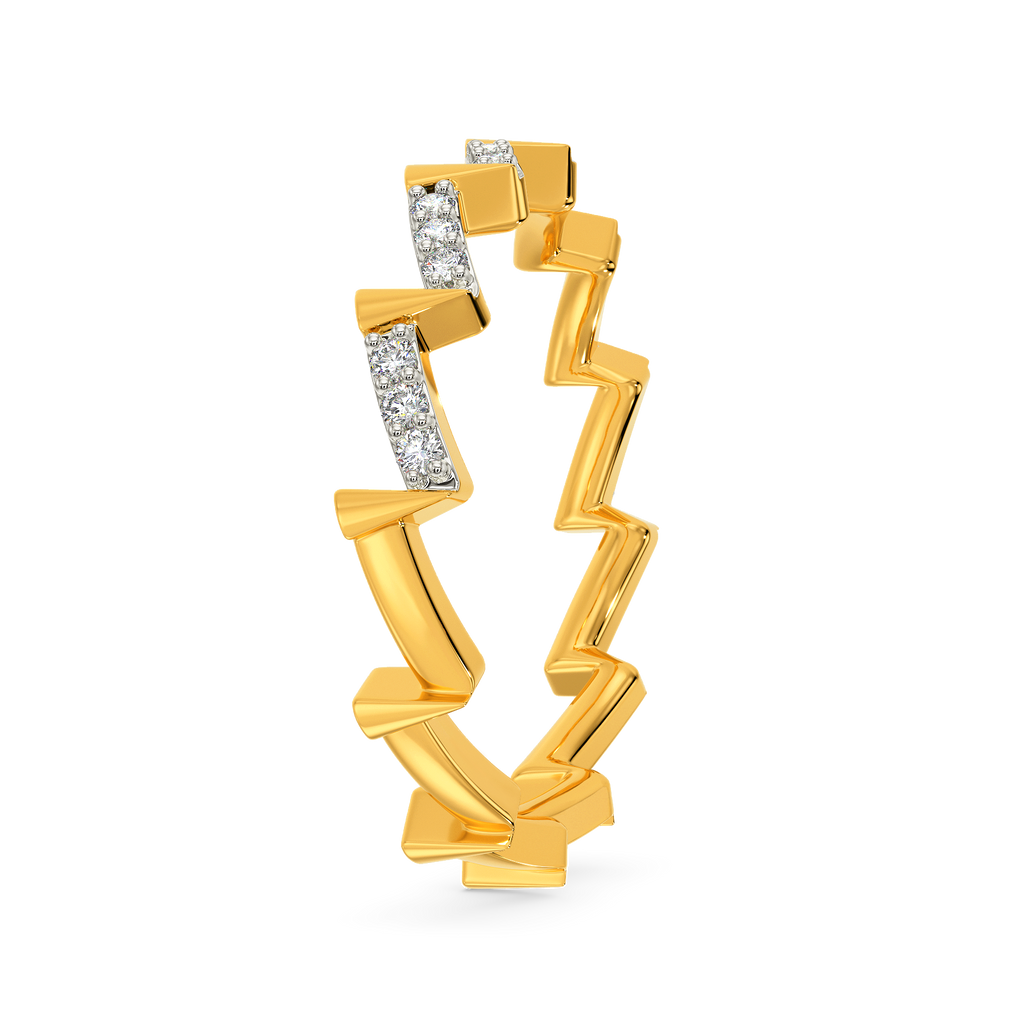 The Lady in White Diamond Rings