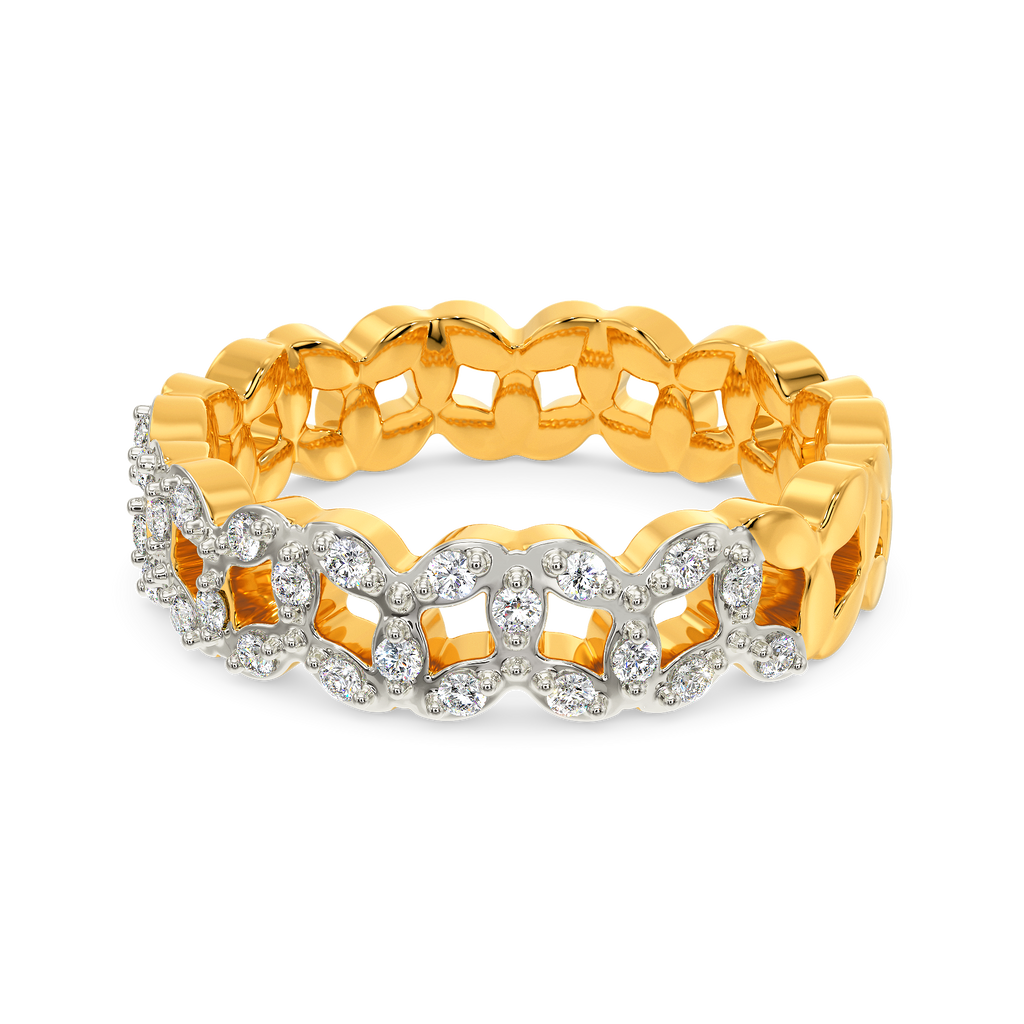 Fleur Zone Diamond Rings