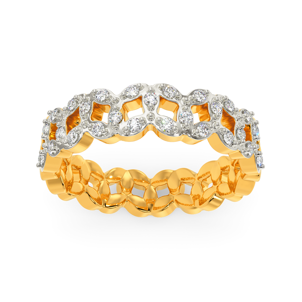 Fleur Zone Diamond Rings