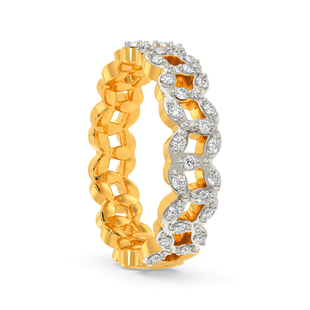 Fleur Zone Diamond Rings
