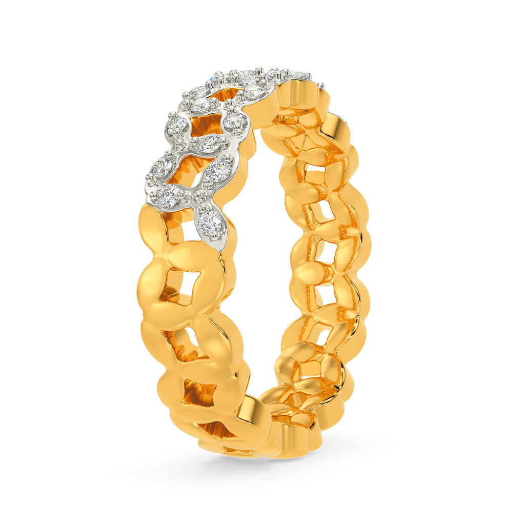 Fleur Zone Diamond Rings
