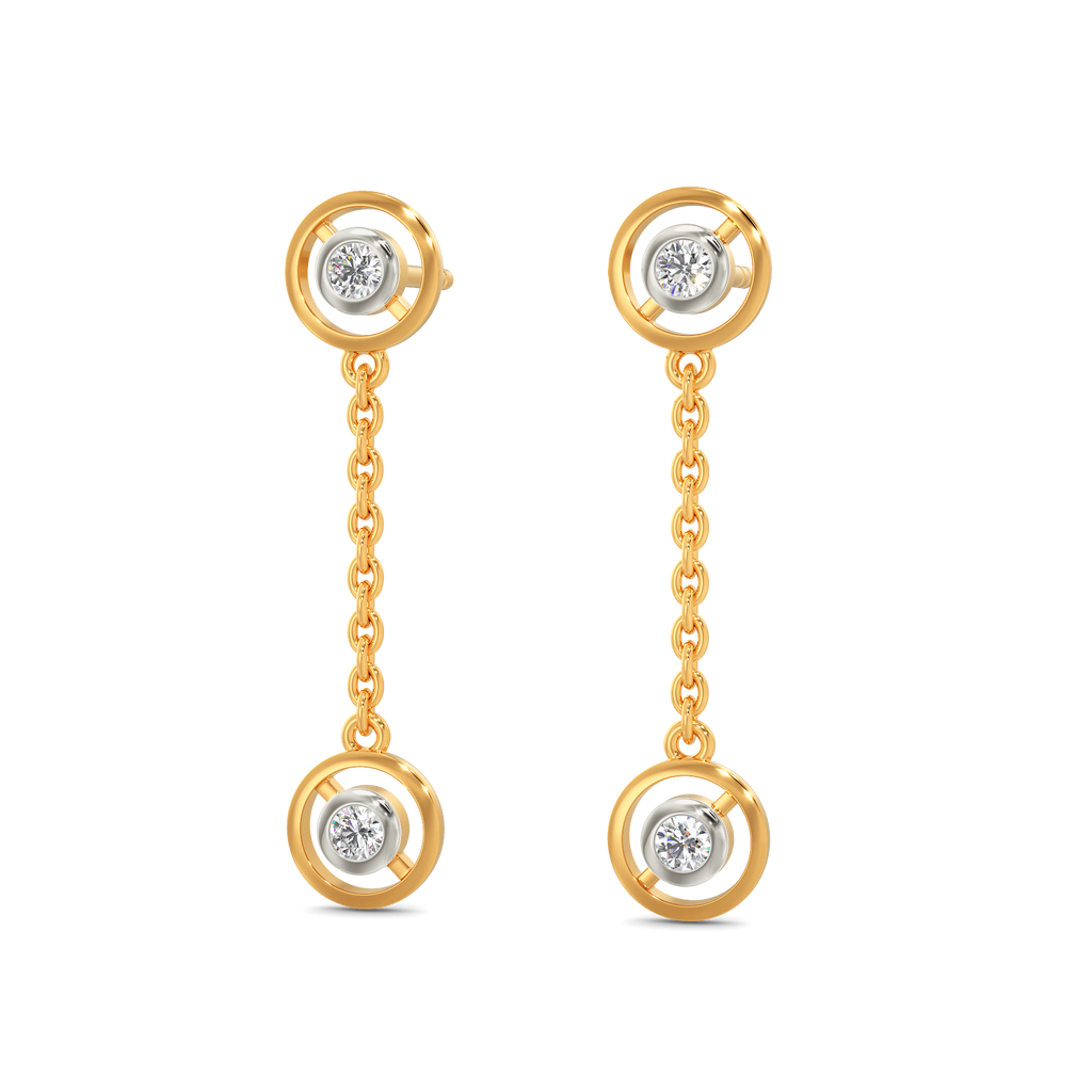 Circle of Fame Diamond Earrings