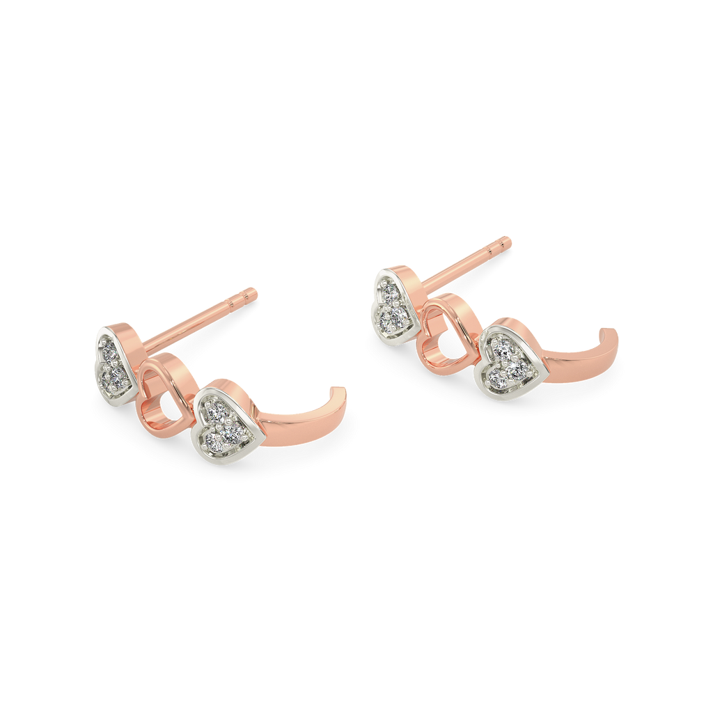 Hoopie Diamond Earrings