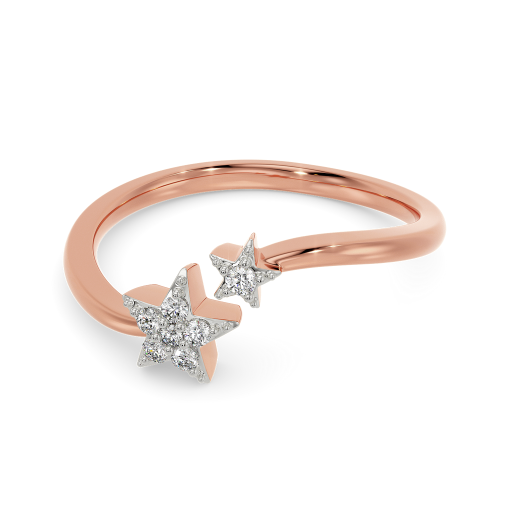 Born To A Star Diamond Rings