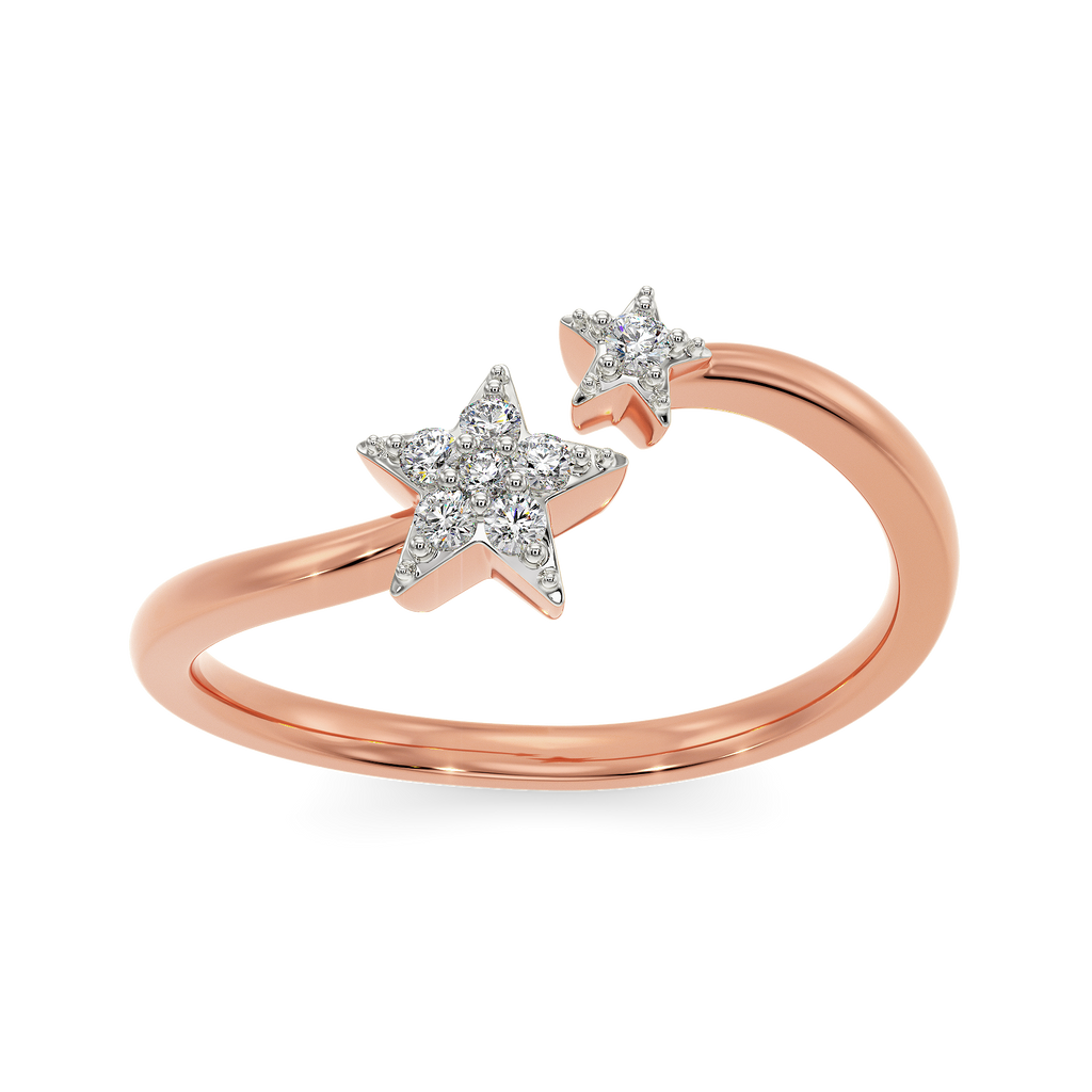 Born To A Star Diamond Rings
