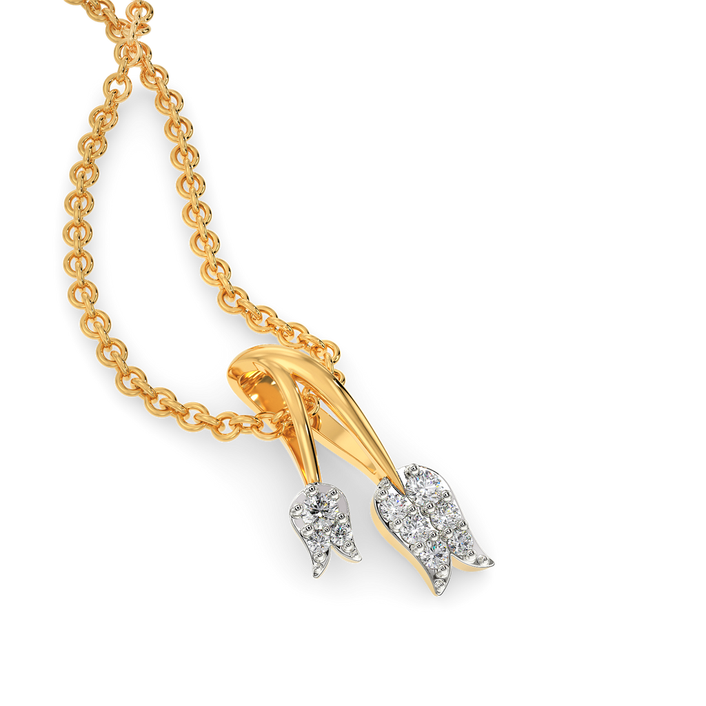 Tulip Tulle Diamond Pendants