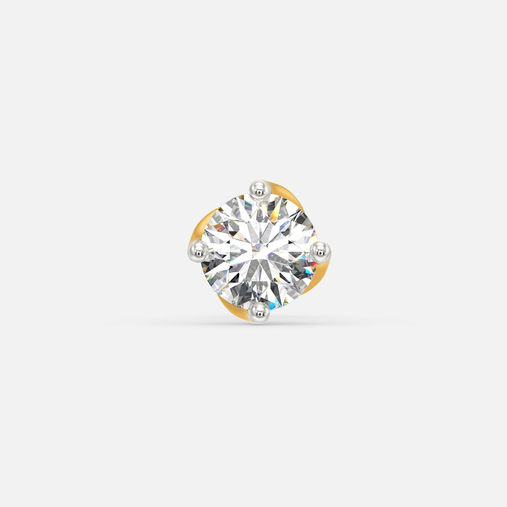 Red Romance Diamond Nose Pins