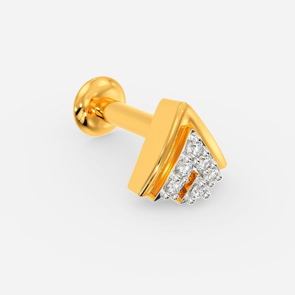 Tri Moments Diamond Nose Pins