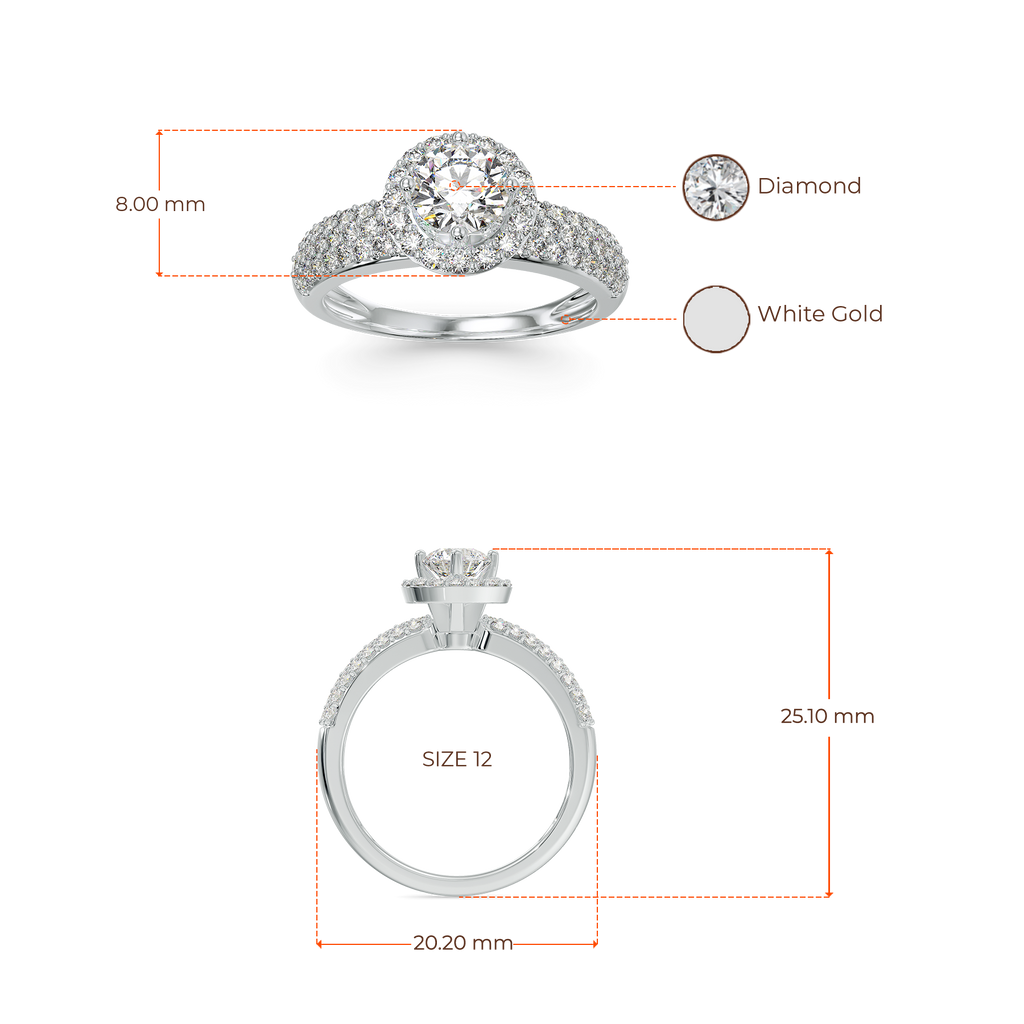 Spark Effect Diamond Rings