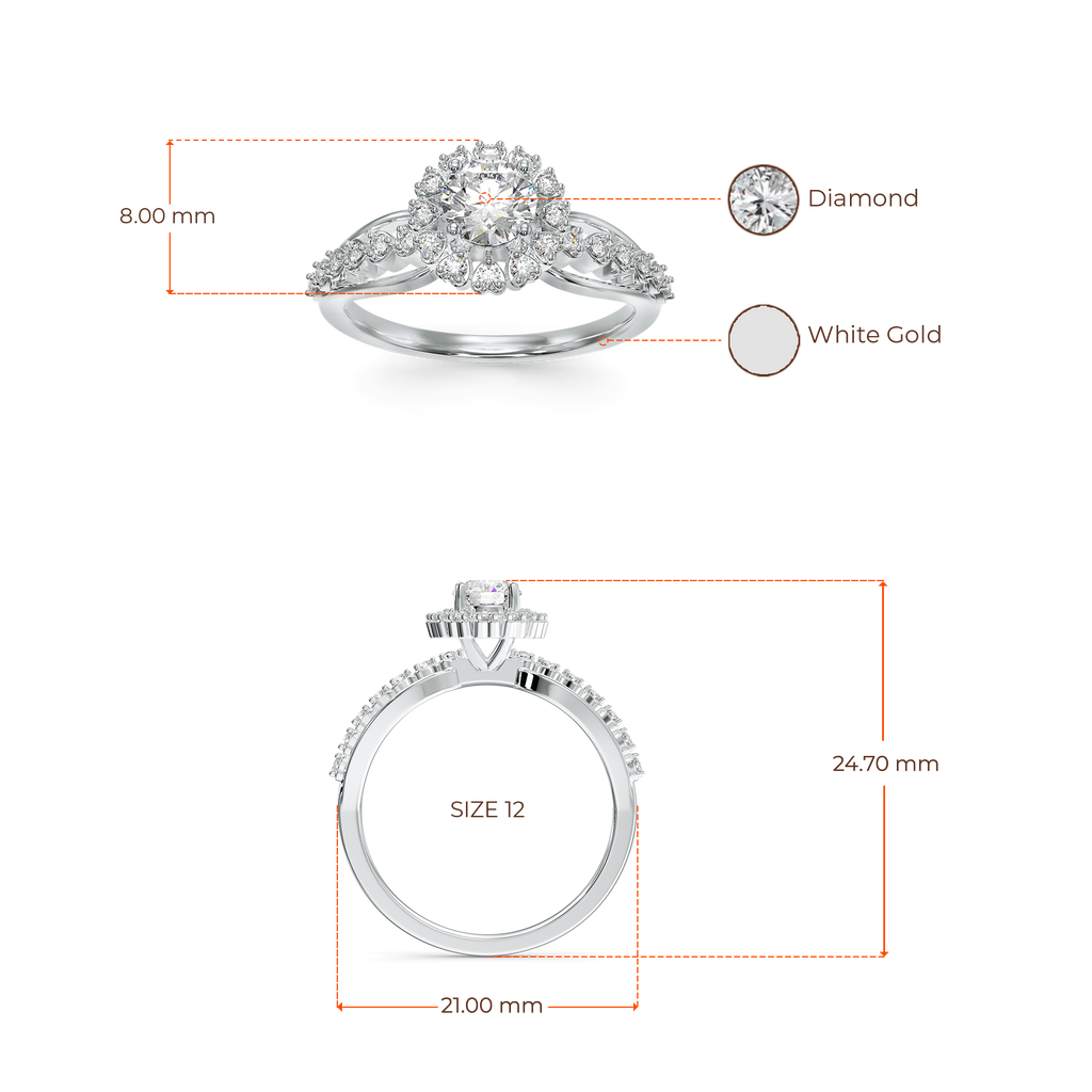 Dazzle Drizzle Diamond Rings