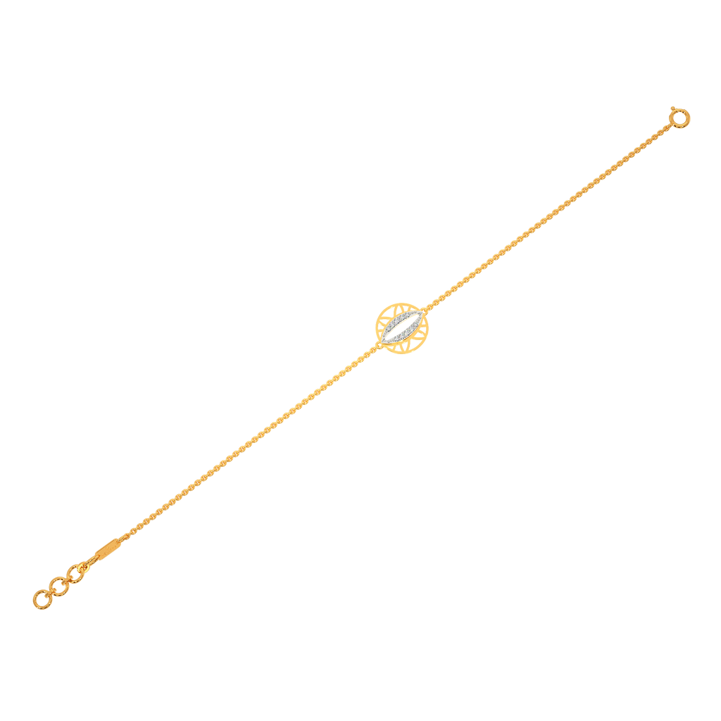 Golden Orbit Diamond Bracelets