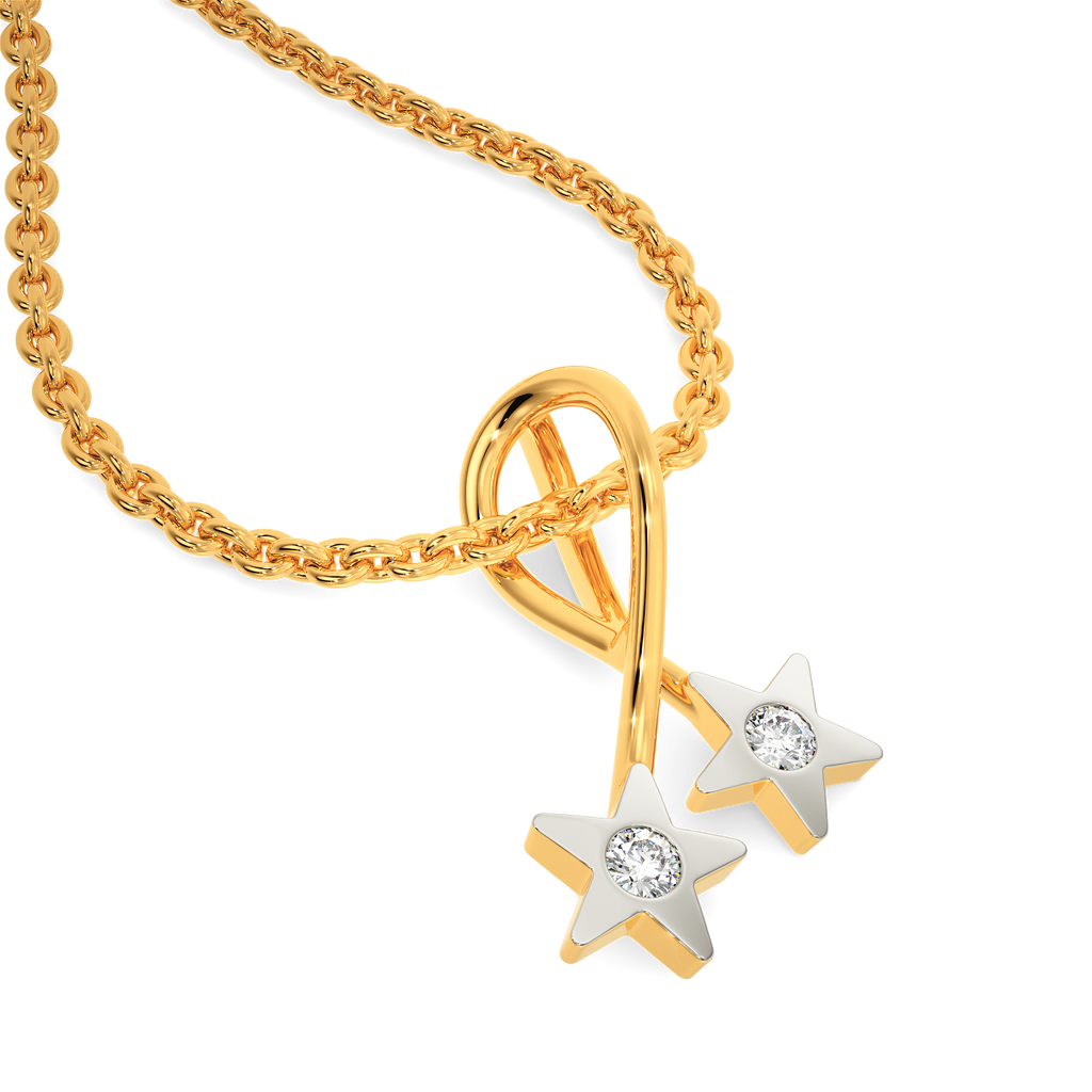 Shoot For The Stars Diamond Pendants
