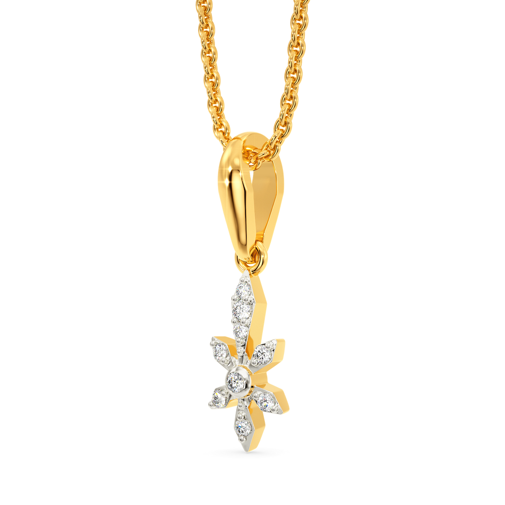 Floral Glam Diamond Pendants