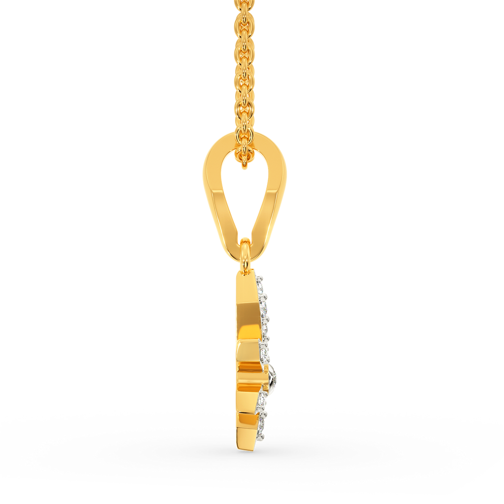 Floral Glam Diamond Pendants